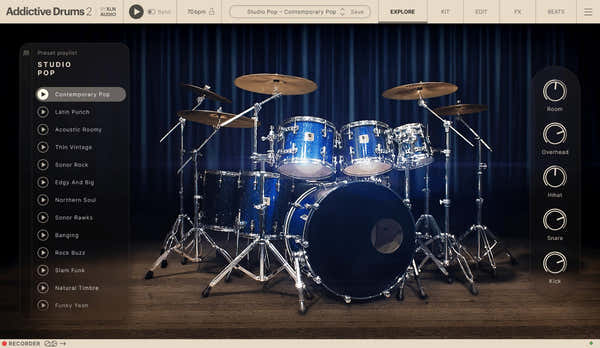 XLN Audio Addictive Drums 2 Studio Pop ADpak