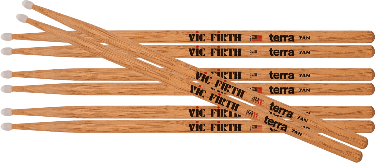 Vic Firth PACK 4 PAIRS 7AN AMERICAN CLASSIC TERRA