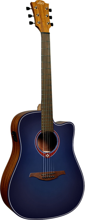 Tramontane T-Blue-DCE Dreadnought Ctw Azul Burst