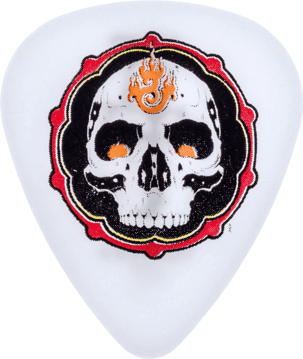36 x 0,73mm Blackline II Alan Forbes Flame Skull White