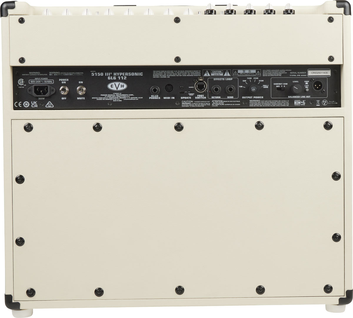 5150III Hypersonic 6L6 1x12 - Blanco