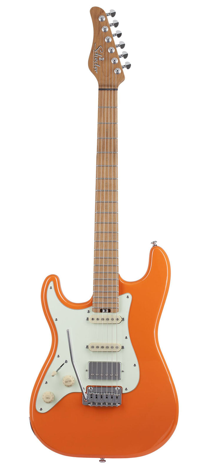 HSS LH Nick Johnston Signature Atomic Naranja