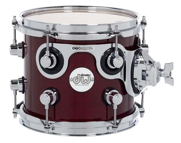 DW Drum Workshop Tom 8X7" Design tinte cereza