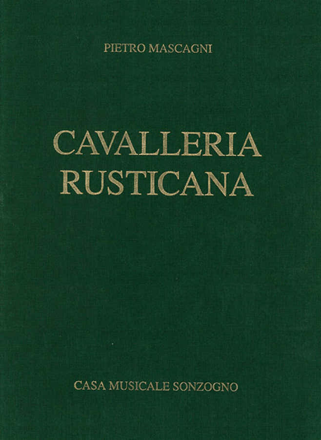 MASCAGNI PIETRO - CAVALLERIA RUSTICANA - CHANT & PIANO
