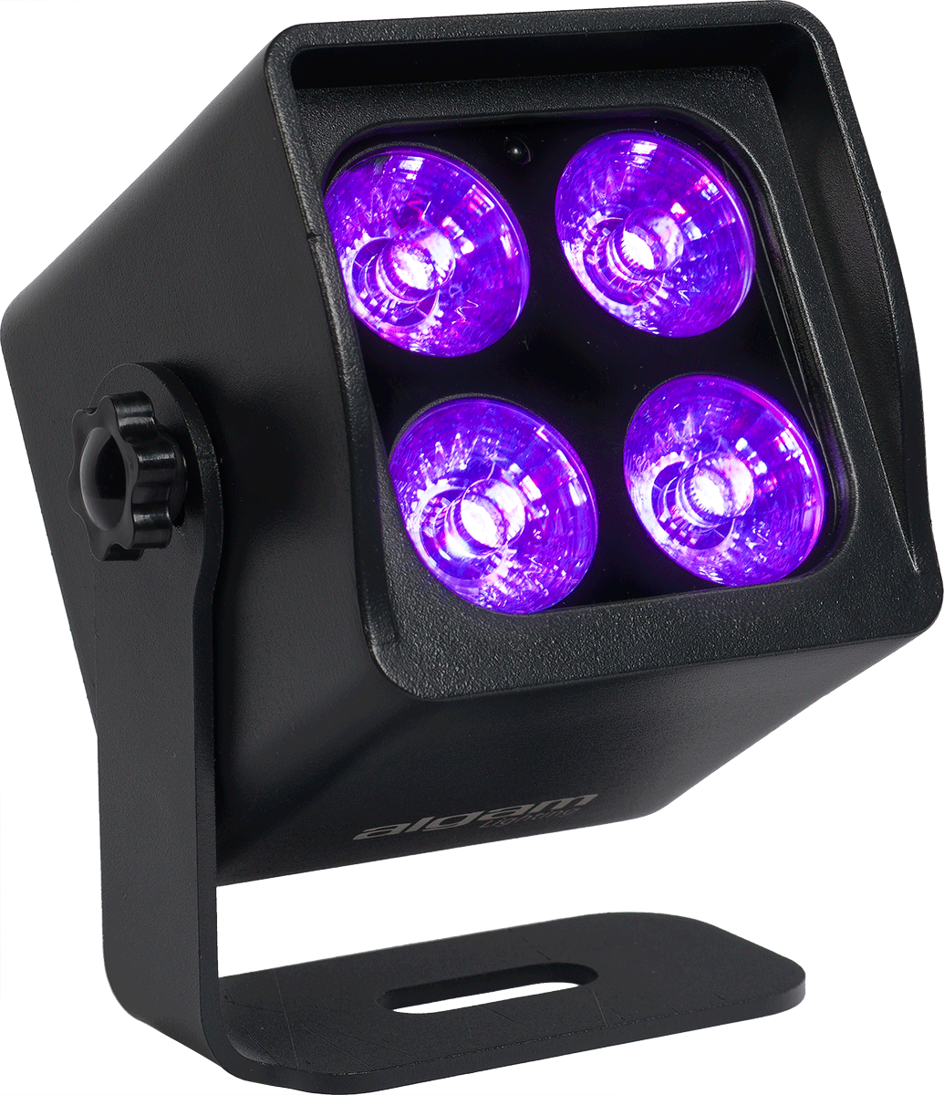 Algam Lighting BATTERY PAR 4 X4W RGB+WW IR WIRELESS DMX IP65