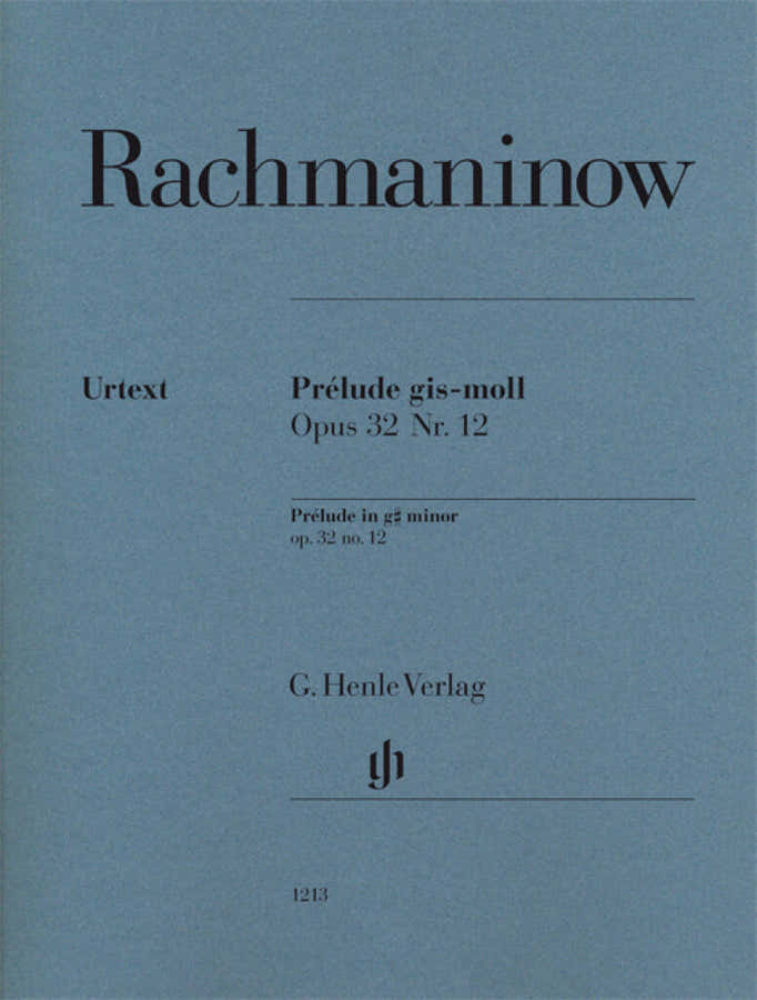 RACHMANINOV S. - PRELUDE OP.32 N°12