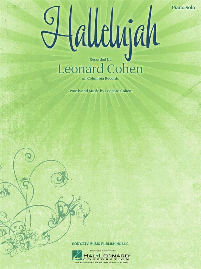 LEONARD COHEN - HALLELUJAH - PIANO SOLO