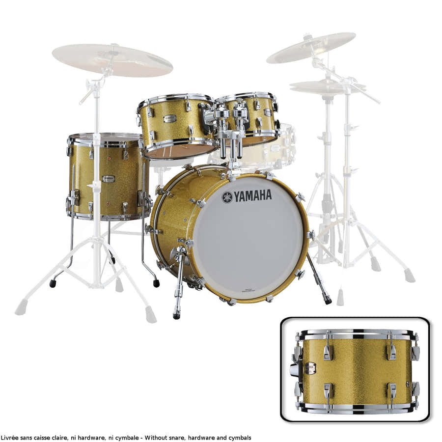 ABSOLUTE HYBRID MAPLE JAZZ 18"X14" + 10" 12" 14"  GOLD CHAMPAGNE SPARK