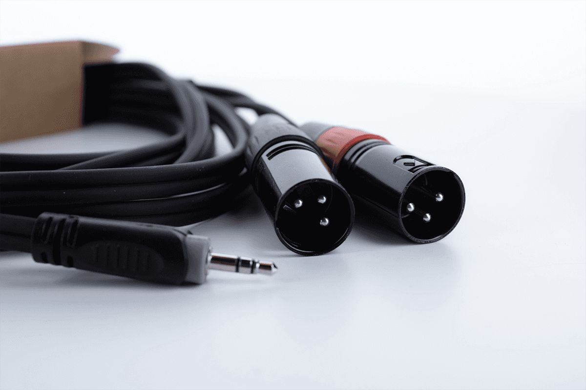 Cable Y Mini-jack Estéreo / 2 XLR Macho 3 M