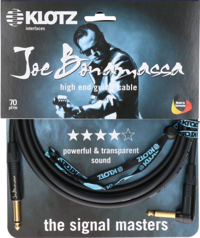 Joe Bonamassa Guitarra 6M Jack Mono-Jack Mono Acodado,