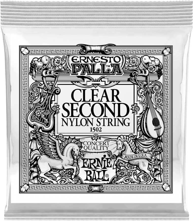 CLEAR 2ND ERNESTO PALLA NYLON CLASSICAL GUITAR STRINGS