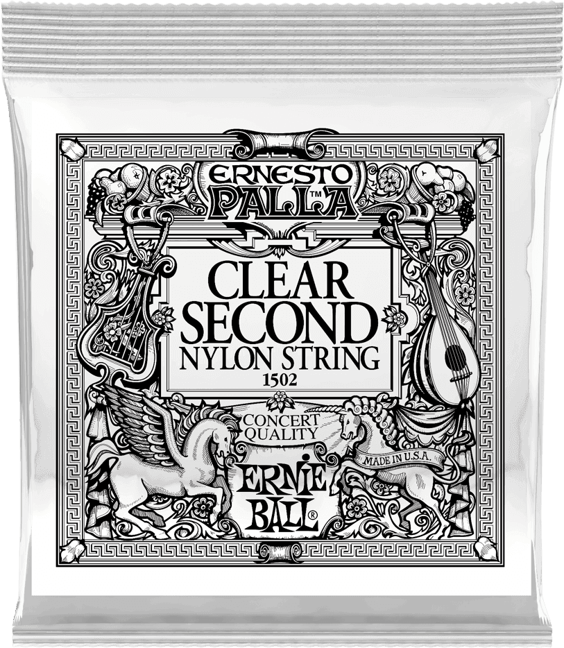 Ernie Ball CLEAR 2ND ERNESTO PALLA NYLON CLASSICAL GUITAR STRINGS