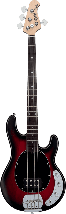 Stingray In Ruby Red Burst Satin