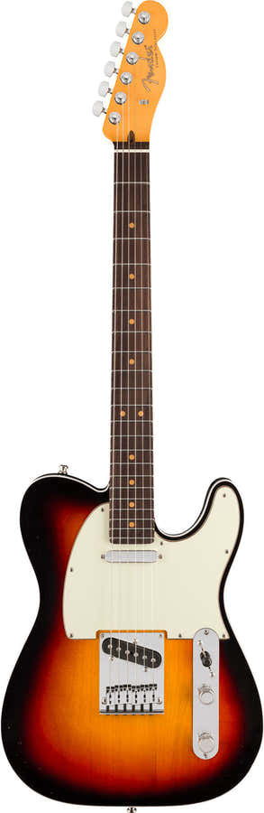 Telecaster '60s Custom American Ultra Luxe Vintage RW Sunburst de 3 colores