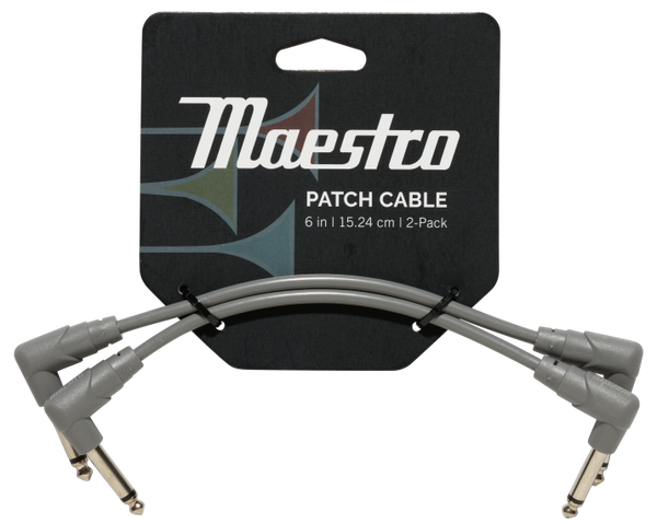 Vintage Original Cables de Patch para Instrumento (pack de 2) 6-inch