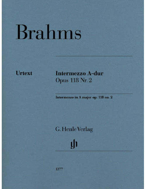 Brahms - Intermezzo A Major Op. 118 No. 2 - Piano