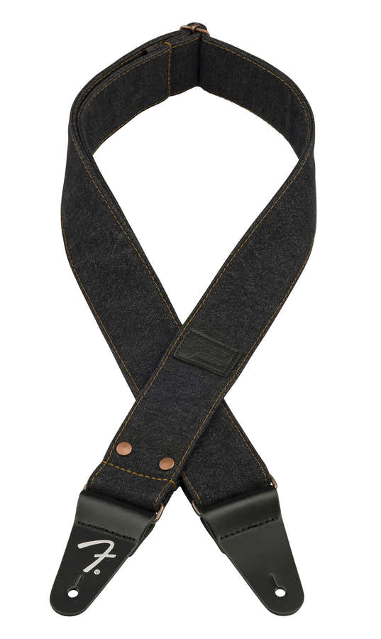 X Wrangler Correa de denim remachado Negra