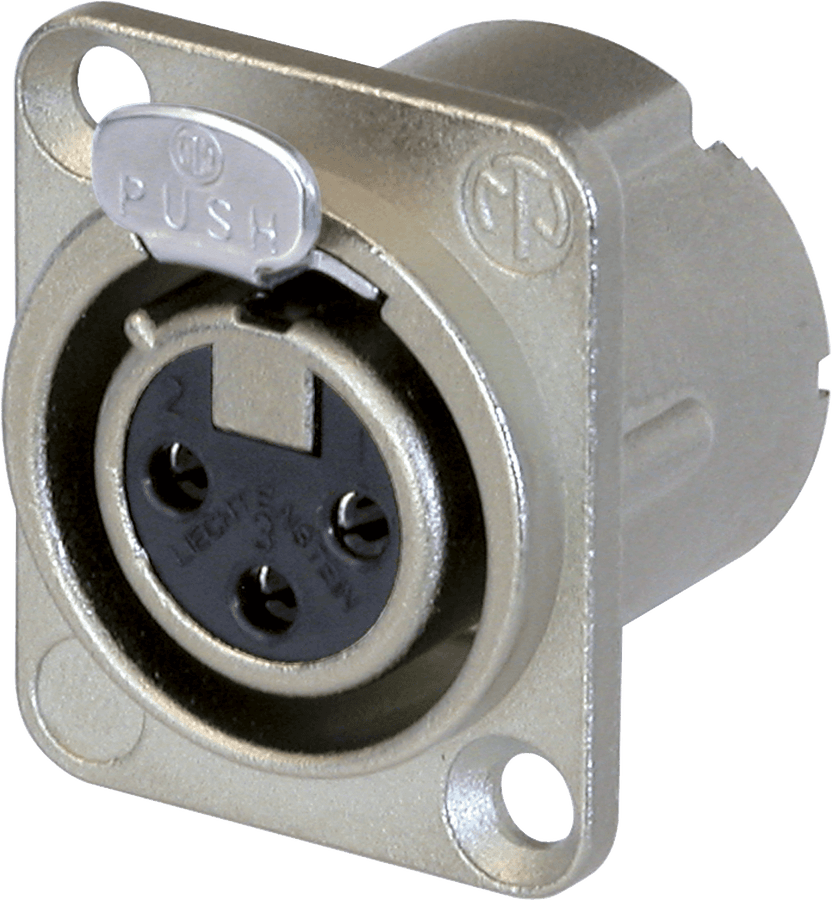 Base hembra de 3 polos Serie DLX