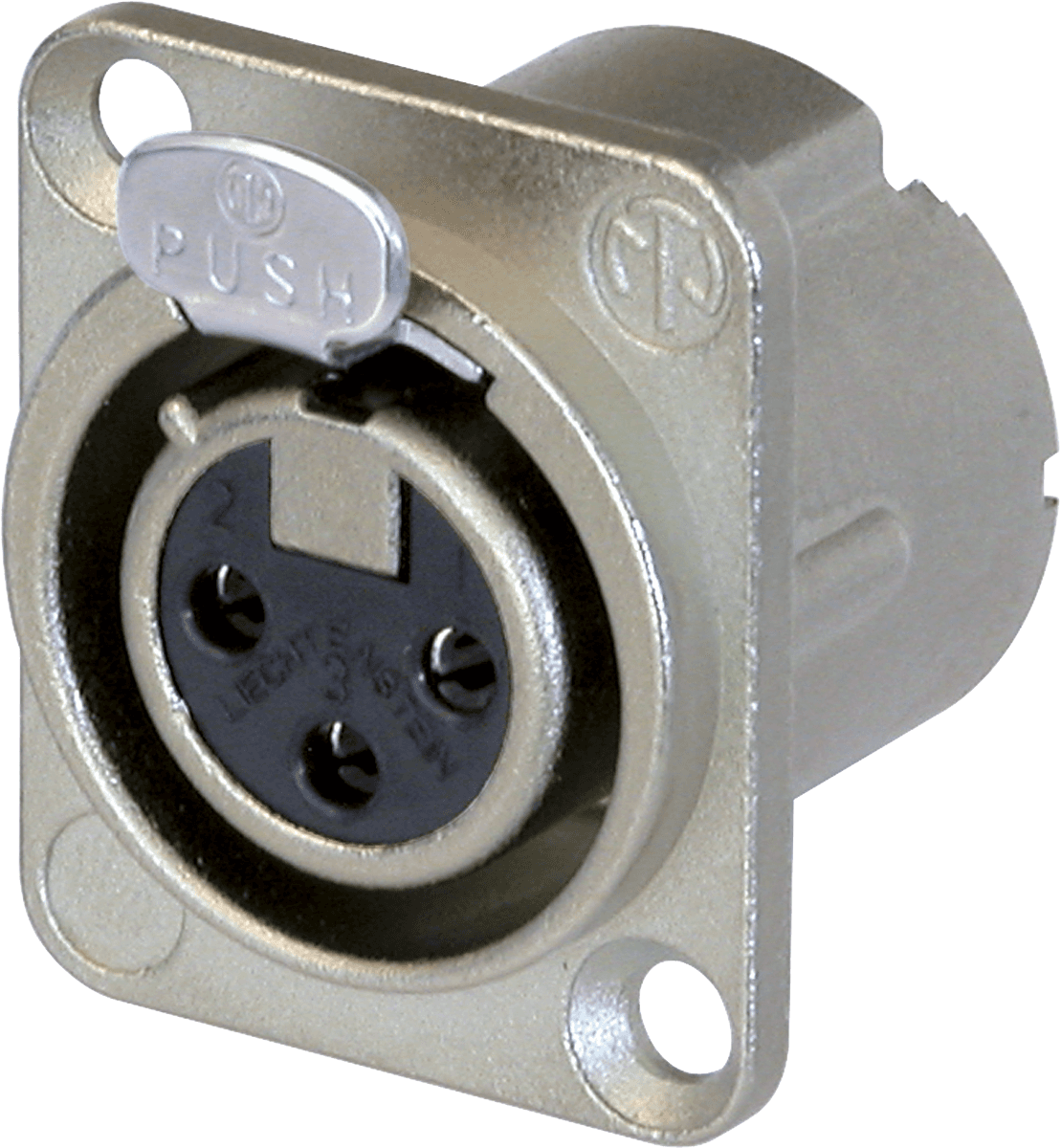 Neutrik Base hembra de 3 polos Serie DLX