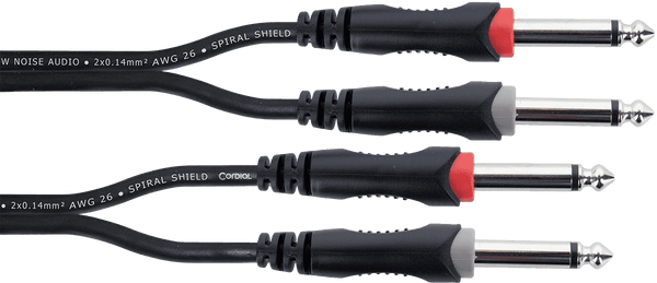 Cable de Audio de Dos Jacks Mono 3 M