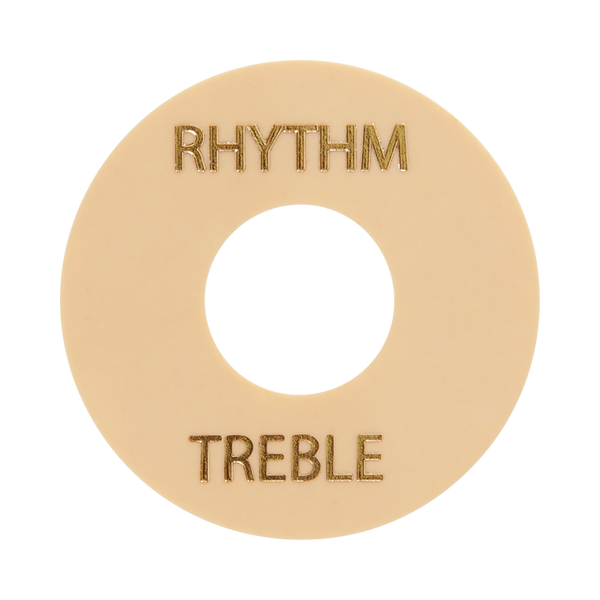 PARTS TOGGLE SWITCH WASHER CREAM GOLD IMPRINT