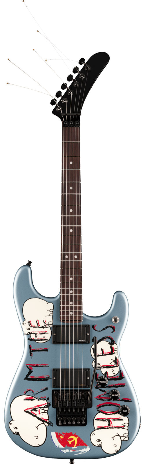Fender Tom Morello Arm The Homeless Stratocaster RW Blue Ice Metallic