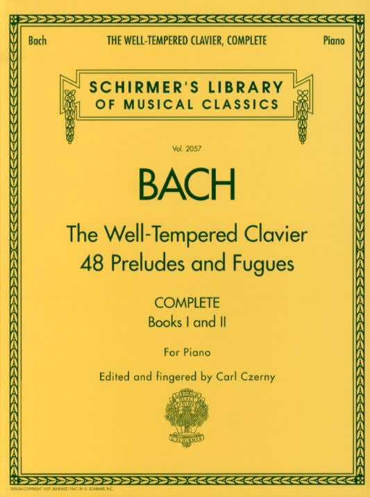 J.S. Bach The WELL-tempered Clavier Complete - Piano Solo
