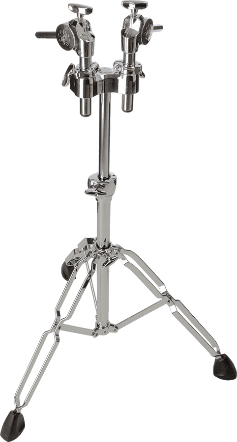 Soporte doble para toms con doble base