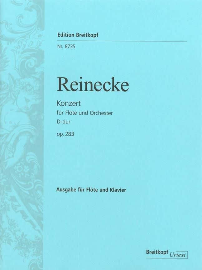 Reinecke C. - Concerto Pour Flute En Re Majeur Op. 283 - Flute Piano