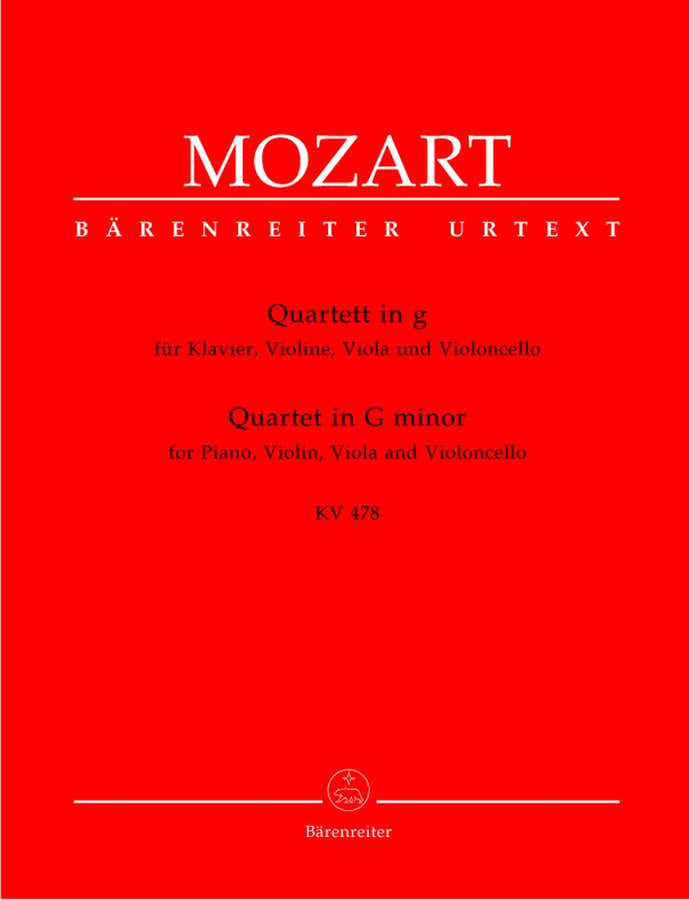 Moz W.A. - Quuor En Sol Mineur Kv 478 - Piano Violon Alto Violoncelle