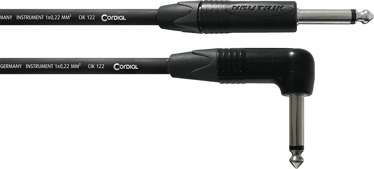 Cable de Guitarra Jack Recto /Acodado 9 M