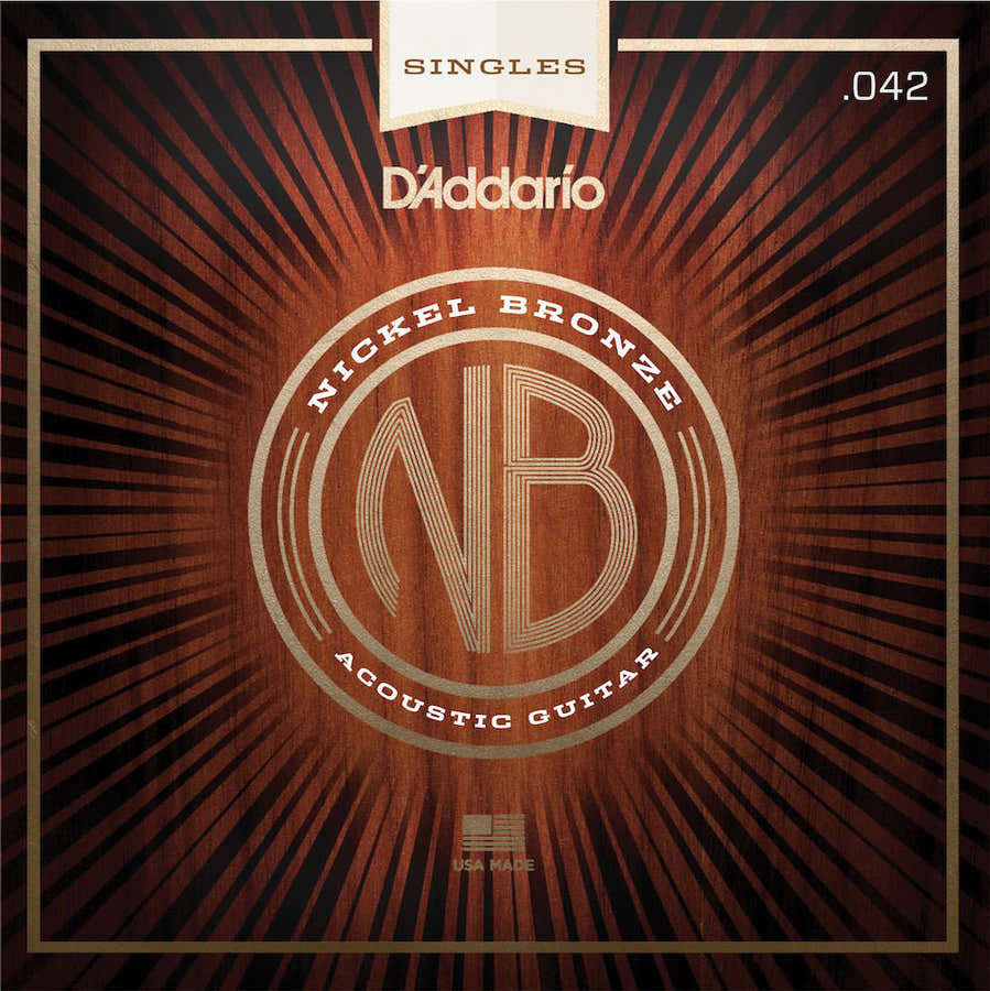 STRING ONLY FOR ACOUSTIC GUITAR NB042 NICKEL BRONZE NET .042