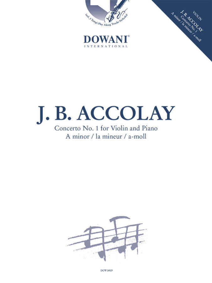 Accolay - Concerto No. 1 For Violin And Piano