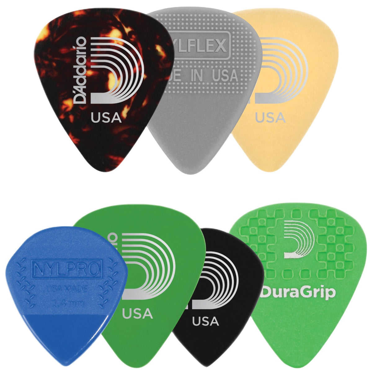 D'ADDARIO 1XVP4-5 Pack De 5 Púas Medium
